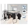 LEIFHEIT απλώστρα ρούχων Pegasus 200 Solid Black 20 m μήκος στεγνώματος πτυσσόμενη