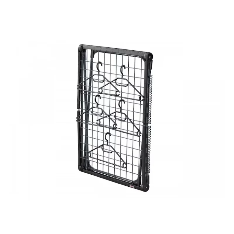 LEIFHEIT απλώστρα ρούχων Pegasus 200 Solid Black 20 m μήκος στεγνώματος πτυσσόμενη