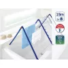 LEIFHEIT Pegasus Bath 190 επεκτεινόμενη απλώστρα μπανιέρας 19m Λευκό/Μπλε