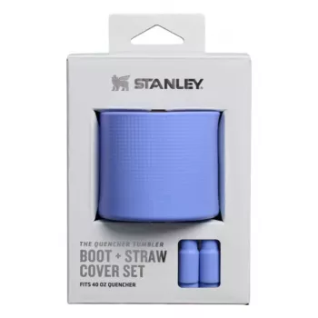 STANLEY The Quencher Boot + Προσθήκη καλαμιού Hortensienblau 1,18L Σετ σιλικόνης
