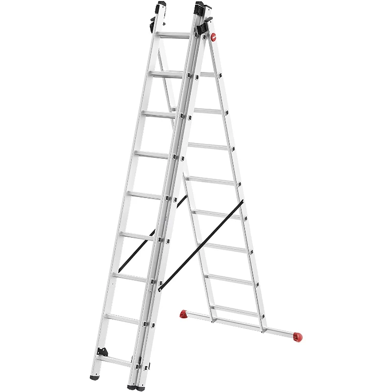 HAILO ProfiStep Combi σκάλα αλουμινίου 3x9 σκαλοπάτια