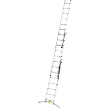 HAILO Kombileiter HobbyLOT σκάλα αλουμινίου 2x8 + 1x9 σκαλοπάτια