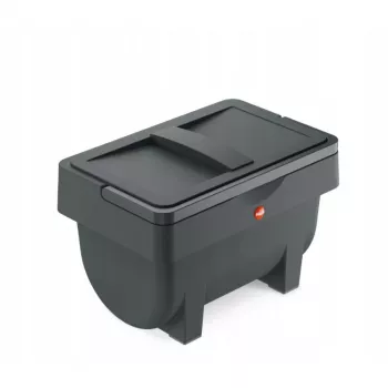 HAILO ÖkoMini S κάδος απορριμμάτων με πεντάλ 4L, γκρι