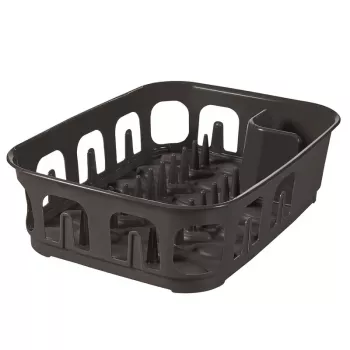 CURVER Essentials σχάρα στραγγίσματος πιάτων 39x29x10,1 cm σκούρο γκρι