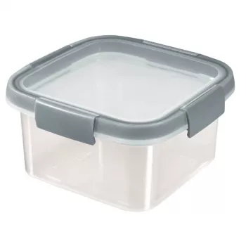 CURVER Smart Eco Fresh τετράγωνο δοχείο αποθήκευσης 0,9L διαφανές με πράσινο καπάκι