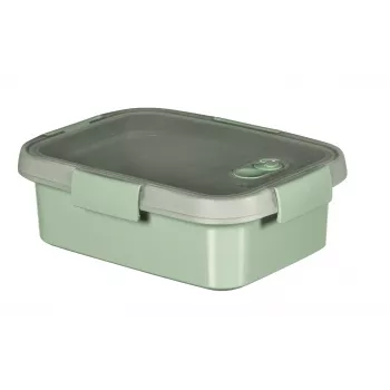 CURVER κουτί αποθήκευσης τροφίμων Lunch ορθογώνιο 1L Smart Eco To Go 20x15x7cm Soft Green