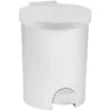 CURVER Deco ποδοκίνητος κάδος απορριμμάτων 15L λευκός με αφαιρούμενο εσωτερικό κάδο