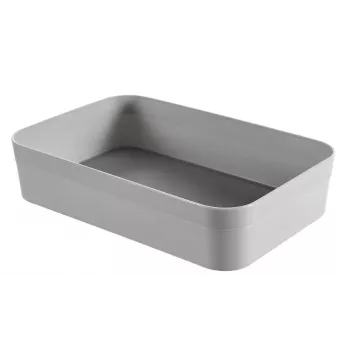 CURVER Infinity Recycled XL καλάθι αποθήκευσης 23x15x5 cm γκρι