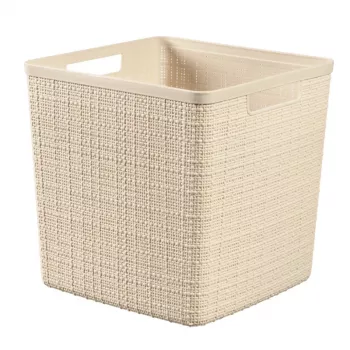 CURVER καλάθι Jute τετράγωνο 17L 28x28x27 cm κρεμ