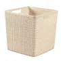 CURVER καλάθι Jute τετράγωνο 17L 28x28x27 cm κρεμ