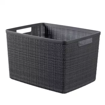 CURVER καλάθι Jute L 20L 36x28x23cm σκούρο γκρι