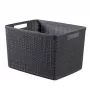 CURVER καλάθι Jute L 20L 36x28x23cm σκούρο γκρι