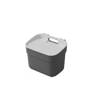 Curver Ready To Collect 5L κάδος κομποστοποίησης κουζίνας σκούρο γκρι/ανοιχτό γκρι