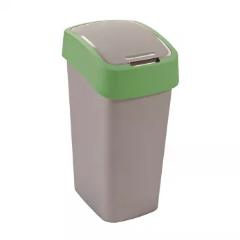CURVER Flip Bin 45L κάδος απορριμμάτων ασημί/πράσινο