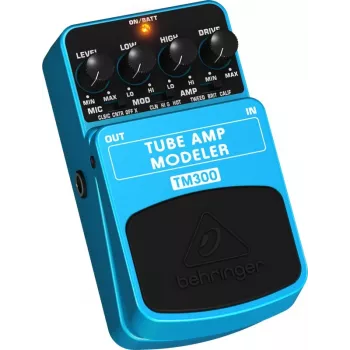 Behringer TM300 Tube Amp Modeler πετάλι εφέ για ηλεκτρική κιθάρα, μπλε/μαύρο