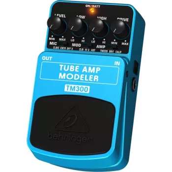 Behringer TM300 Tube Amp Modeler πετάλι εφέ για ηλεκτρική κιθάρα, μπλε/μαύρο