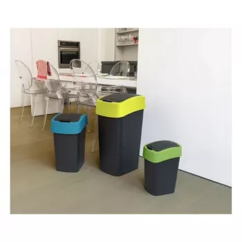 Curver Flip Bin 45L κάδος απορριμμάτων μαύρο/πράσινο