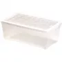 Curver Textile Box 5,7L διαφανές κουτί αποθήκευσης με καπάκι, 34,3 x 19,5 x 12,5 cm