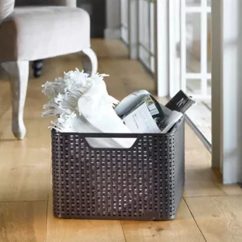 CURVER Box Style L 43,6 x 32,6 x 23 cm σκούρο καφέ κουτί αποθήκευσης