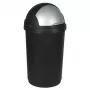 CURVER Bullet 50L μαύρο/ασημί κάδος απορριμμάτων