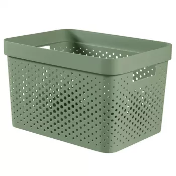 CURVER Infinity Recycled Box 17L 36x27x22cm πράσινο