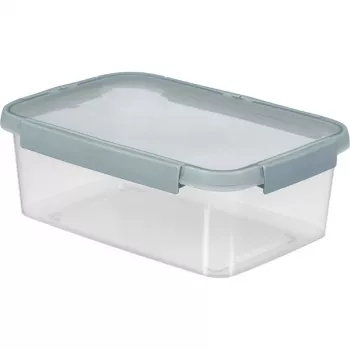 CURVER Smart Eco Fresh ορθογώνιο δοχείο τροφίμων 5L διαφανές με πράσινο καπάκι