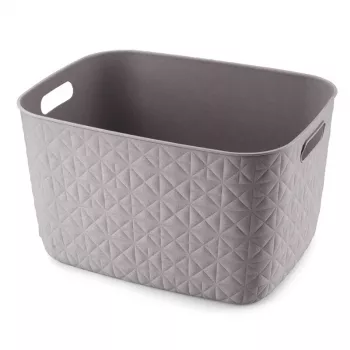 Curver Softex L καλάθι αποθήκευσης 19L γκρι-καφέ 37,9x29,2x22,1cm