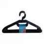 KEEEPER Arvid πλαστική κρεμάστρα ρούχων, σετ 10 τεμ., 40 x 22 x 6,2 cm, μαύρο