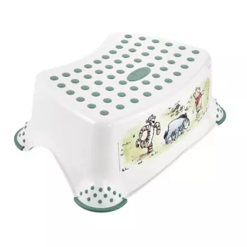 KEEEPER σκαμπό Tomek Winnie the Pooh 40,5x28,5x14 cm λευκό