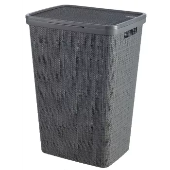 CURVER Κουτί ρούχων Jute 58L 43x34x60cm Σκούρο γκρι