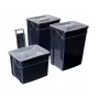 CURVER Biobox Σετ κάδων απορριμμάτων 2x10L + 6L Γκρι