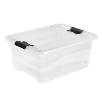 keeeper Crystalbox Cornelia κουτί αποθήκευσης με καπάκι, 12 L, Διαφανές, 39,5 x 29,5 x 17,5 cm