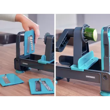 LEIFHEIT Table Scroll Cutter επιτοίχιος διανομέας μεμβράνης και μεμβράνης φρεσκάδας, λευκό