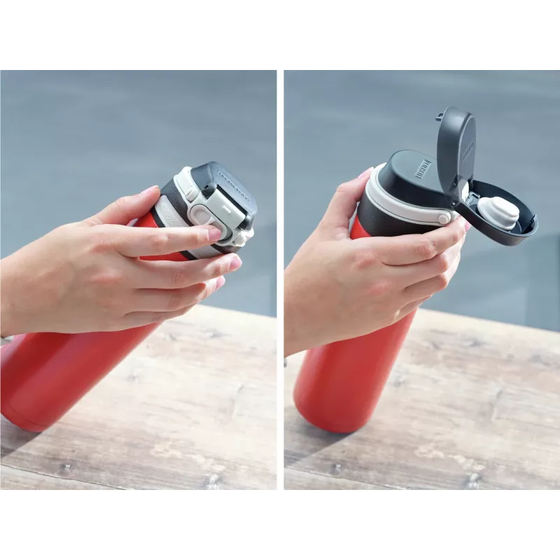 LEIFHEIT Thermo Mug Flip 600ml κόκκινο
