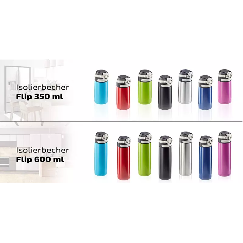 LEIFHEIT Thermo Mug Flip 600ml κόκκινο