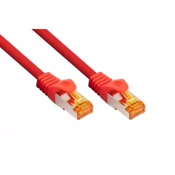 Kabelmeister Cat.7 S/FTP Καλώδιο Patch RJ45, θήκη TPE, χωρίς αλογόνα, κόκκινο, 5m