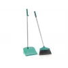 LEIFHEIT Μακρύ φαράσι με χειροσκούπα, 120 cm, λευκό/τυρκουάζ