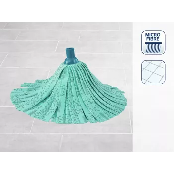 LEIFHEIT Classic Mop Viscose Plus | Ιδιαίτερα απορροφητική σφουγγαρίστρα λωρίδων για σκληρά δάπεδα