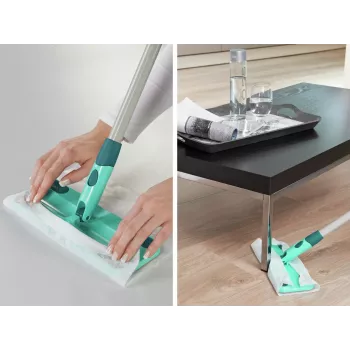 LEIFHEIT Clean & Away S Βούρτσα δαπέδου με σετ λαβής 26cm