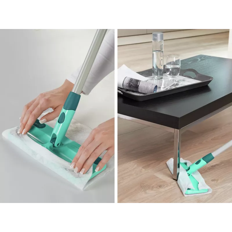 LEIFHEIT Clean & Away S Βούρτσα δαπέδου με σετ λαβής 26cm