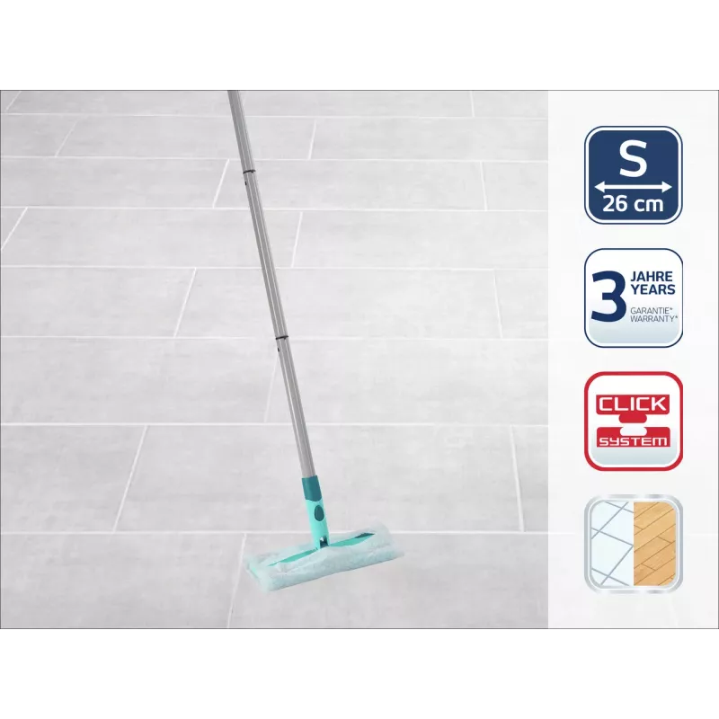 LEIFHEIT Clean & Away S Βούρτσα δαπέδου με σετ λαβής 26cm