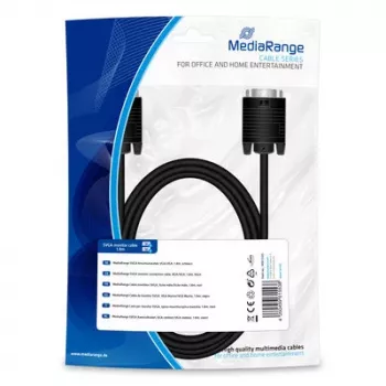 MediaRange καλώδιο σύνδεσης SVGA VGA σε VGA 1,8m μαύρο