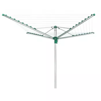LEIFHEIT Linomatic 400 Easy περιστρεφόμενη απλώστρα 40 m, αλουμίνιο, ασημί/μπλε