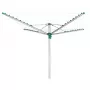 LEIFHEIT Linomatic 400 Easy περιστρεφόμενη απλώστρα 40 m, αλουμίνιο, ασημί/μπλε