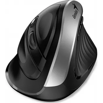 Genius Ergo 8250S ασύρματο ποντίκι, 1600 DPI, μαύρο/ασημί