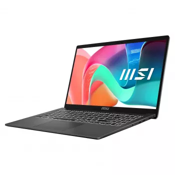 MSI Modern 15 F1MG-1246FRNN laptop, 15,6 ίντσες Full HD IPS, Intel Core 5 120U, 16GB DDR4, 512GB SSD, Windows 11 Pro, γαλλικό πληκτρολόγιο AZERTY