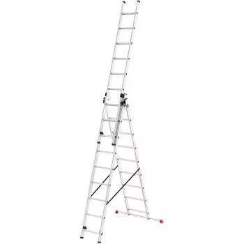 HAILO ProfiStep Combi σκάλα αλουμινίου 3x12 σκαλοπάτια