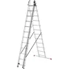 HAILO ProfiStep Combi σκάλα αλουμινίου 3x12 σκαλοπάτια