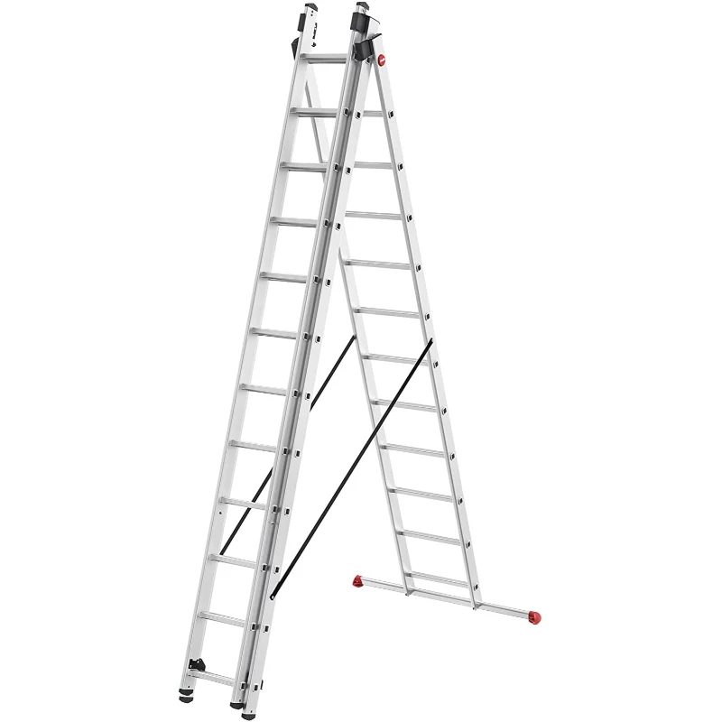 HAILO ProfiStep Combi σκάλα αλουμινίου 3x12 σκαλοπάτια