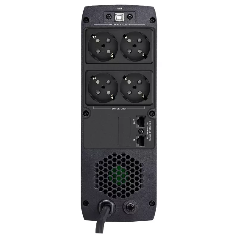 FSP ST 850 Tower 850VA 510W Line-Interactive UPS με προστασία RJ45 και 4 υποδοχές Schuko